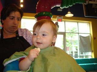 24 July 2008 - Anthony's 1st Haircut-3