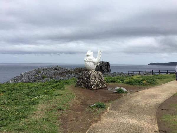 Kariyushi sculpture at Cape Hedo