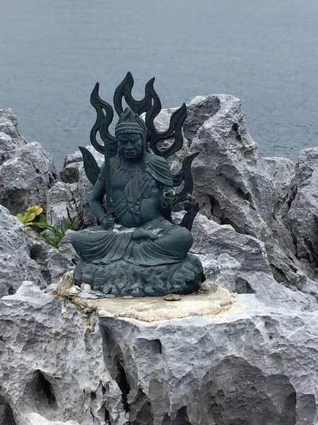  Acala or Fudo Myoo Sama statue at Cape Hedo