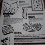 Gajumara Shabu Shabu instructions