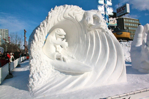 Hokkaido Snow Sculpture 2