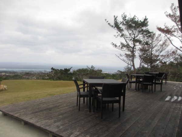 Green Cafe Patio View | Okinawa Hai