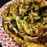 okonomiyaki served