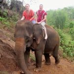 elephant ride chiang mai