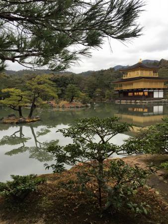 Golden Pavilion or Kinkaku-ji