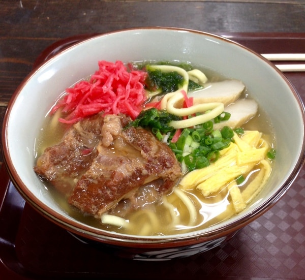 Soba Soup At Onna Station Nakayukui Market