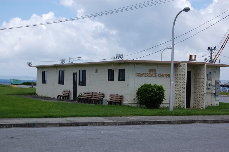 confrence centre, white beach's naval facility